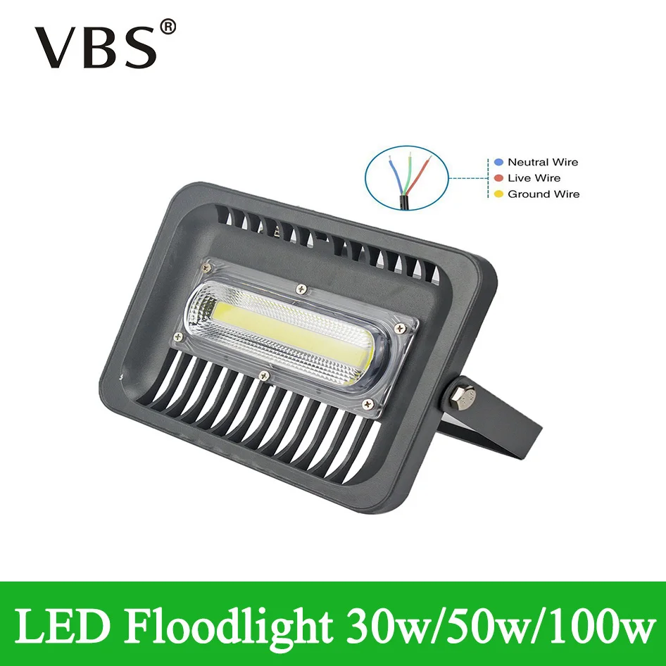 

Led Floodlight 30W 50W 100W 150W Outdoor Spotlight Flood Light AC 220V 240V Waterproof IP66 Grassland Wall Working Lamp