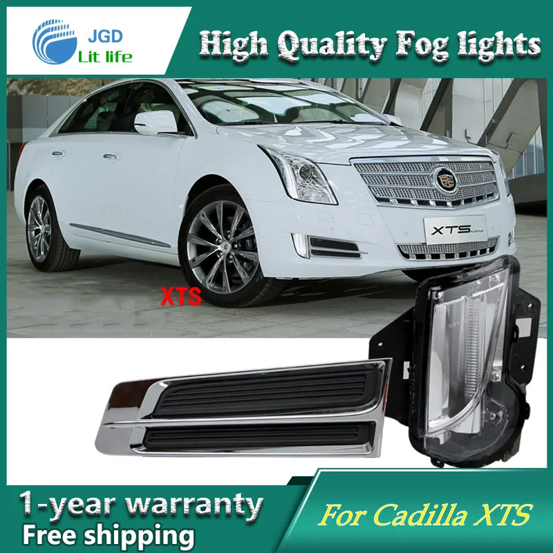12V 6000k LED DRL Daytime running light case for Cadillac XTS ATS SLS