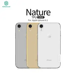 Оригинальный NILLKIN Nature TPU чехол для iPhone XR Роскошные антидетонационных прозрачные чехлы для iPhone XR 6,1 дюймов телефон чехол Капа