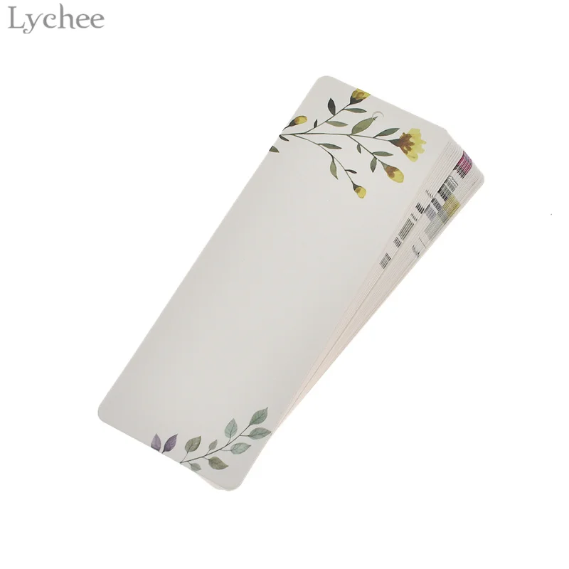 Lychee Life 40 шт. винтажный цветочный лист цветной бумаги Этикетка для записная книжка Закладка сделай сам украшение дневника ручной работы