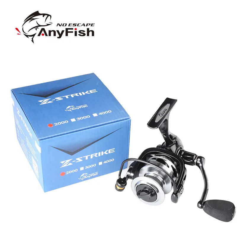 Оригинальный ANYFISH Z STRIKE Рыбалка вращающееся колесо 2000 3000 4000 5000 6000 9 + 1BB Шестерни