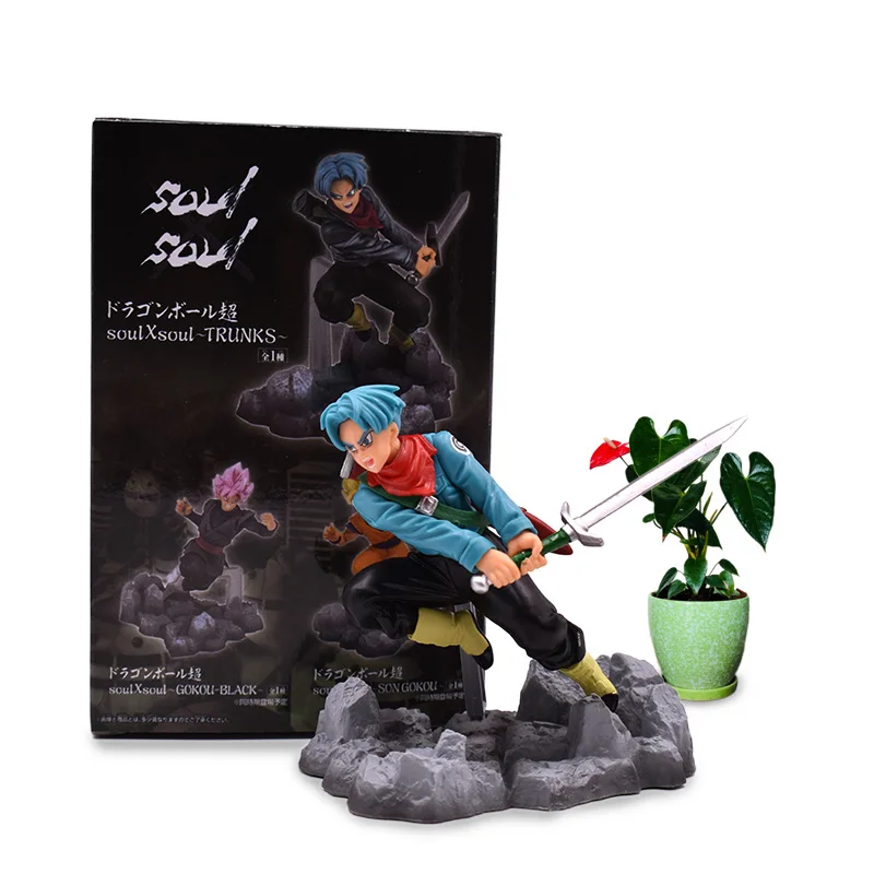 Anime Dragon Ball Z Super Soul X Soul Goku Trunks Torankusu PVC Action Figure Doll Model Toy Christmas Gift For Children