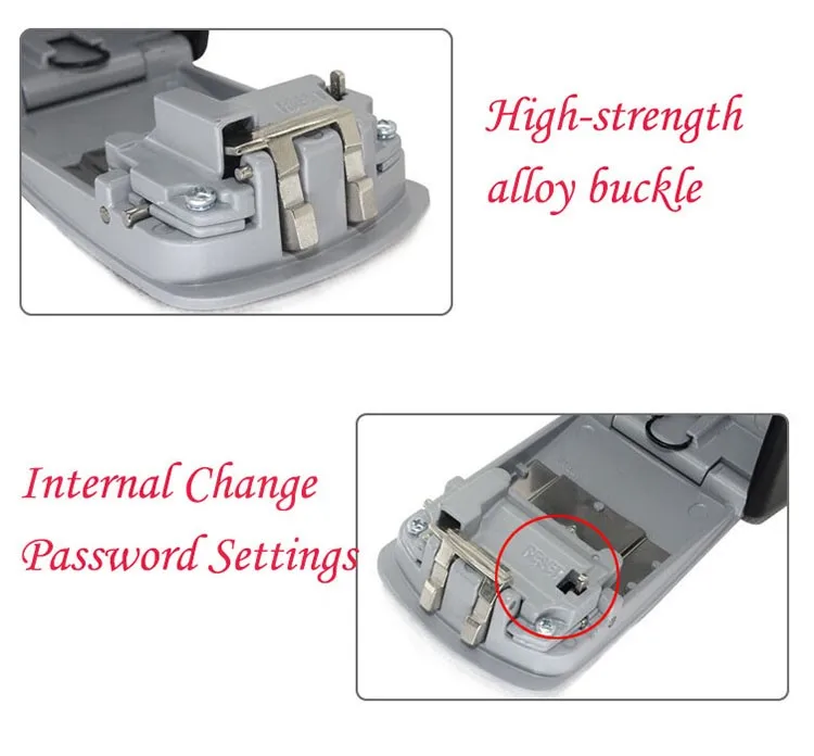 Коробка для хранения ключей цифра настенное крепление Комбинированный Замок четыре пароля ключи Сейф алюминиевый сплав Материал