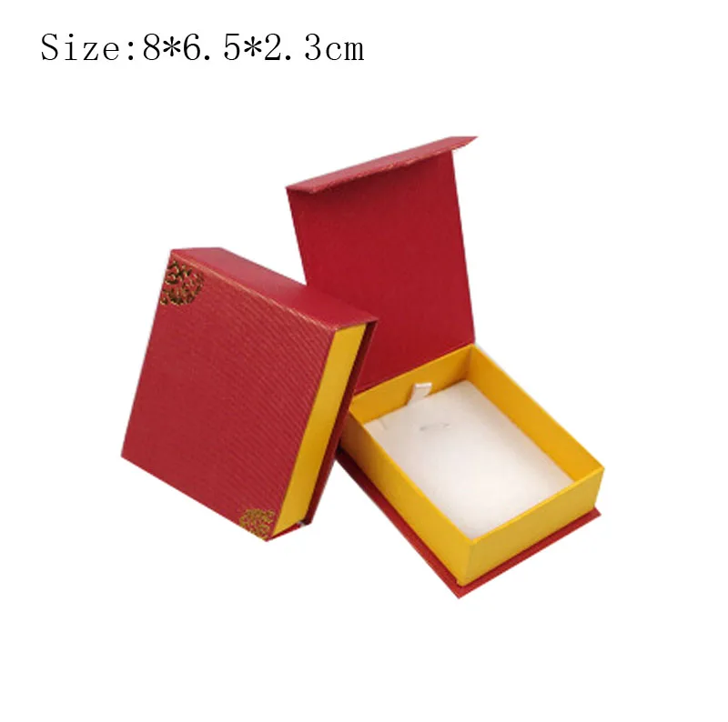 Высокое качество 50 шт./лот коробка для ювелирных изделий Бесплатная доставка Оптовая продажа модные Цепочки и ожерелья кулон браслет