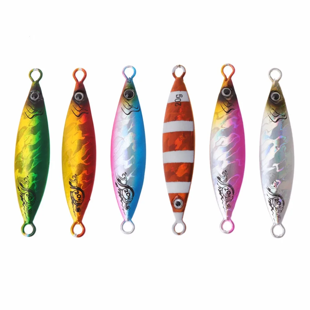 

Fishing Bait Iron Plate Lead Fish Reflective Hard Lure 20g Jigging Spoon Tackle