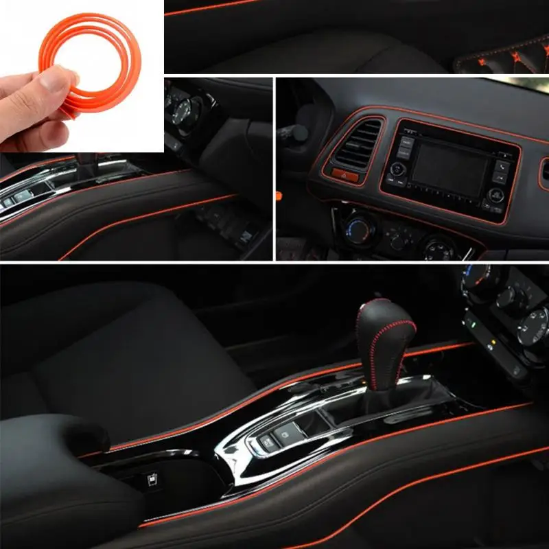 

Car Dashboard Panel Gap Flexible Decoration Strip For Hyundai Creta Tucson Volkswagen VW Golf 6 7 GTI Kia Ceed Rio Sportage 2017
