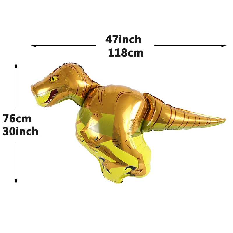 Тематический динозавр фольгированные шары джунгли Вечеринка День Рождения украшения дети ребенок мальчик поставки