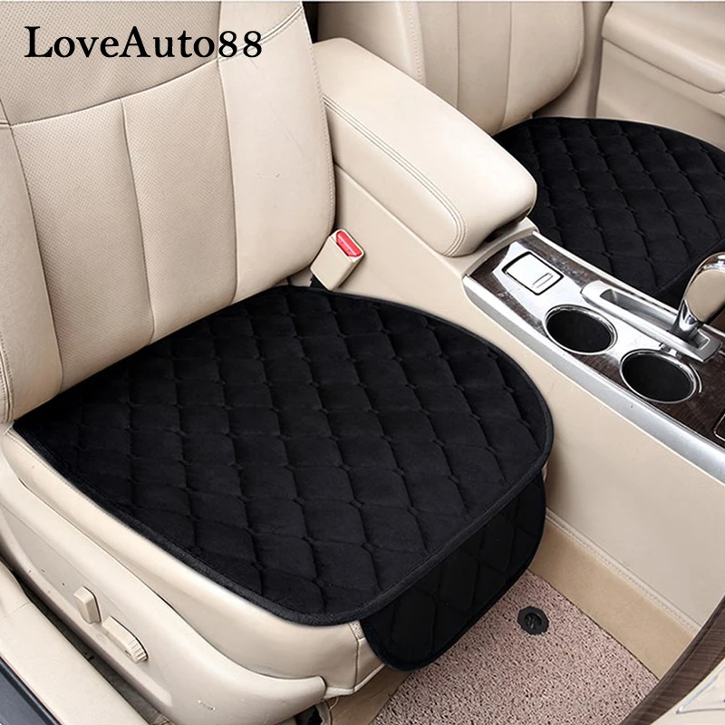 

For Fiat 500x 2015-2018 Freemont Car Seat Cushion Winter Warm Seat Pads Protector pads Seat Covers 3pcs Four color