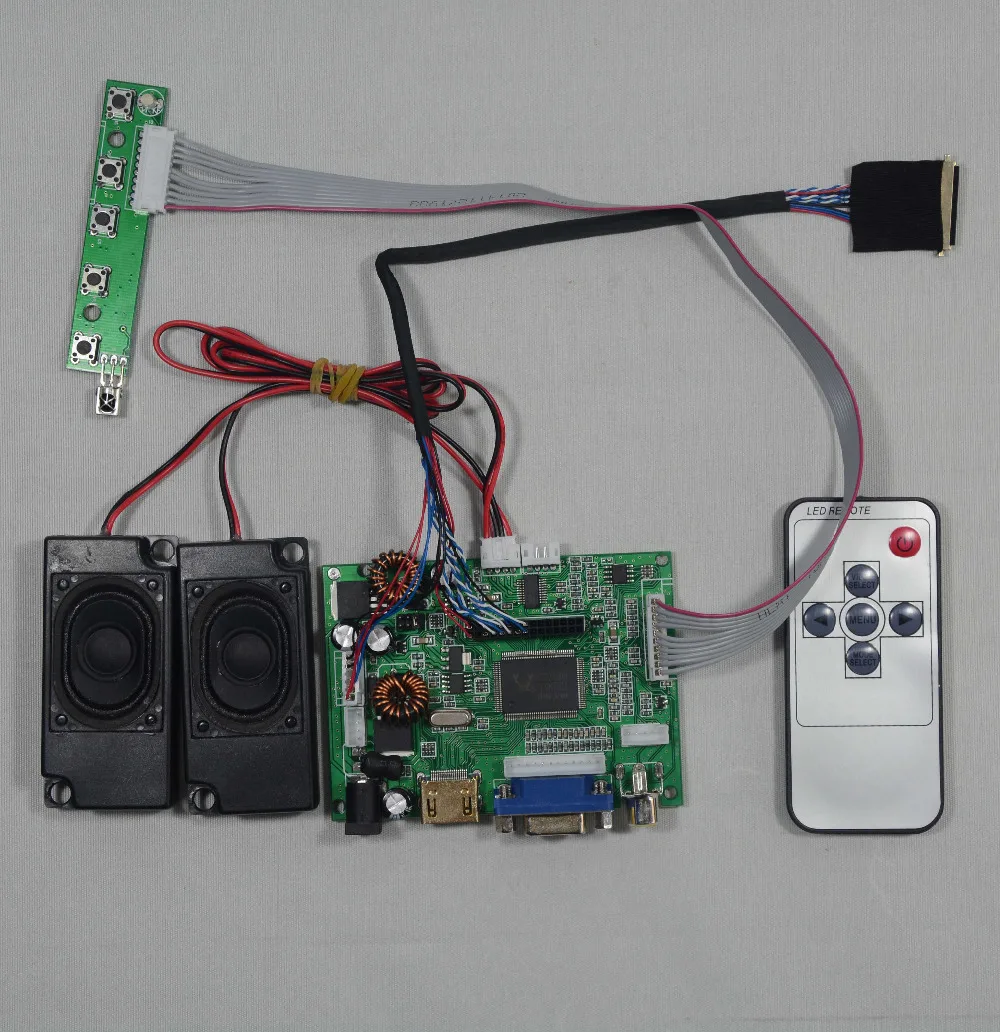 

HDMI VGA 2AV Audio LCD driver board work VS-TY2662-V4 work for 7~10.1inch B101EW05 1280x800 Lcd