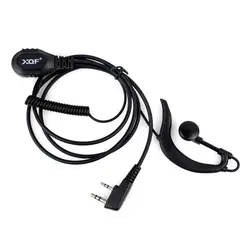 Новый 2-Булавки динамик микрофон PTT гарнитура для Kenwood HYT Baofeng UV5R 888 S