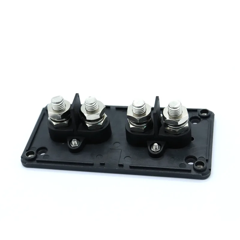 Bus Bars DC 48V 200A 4 car Bus boat power distribution bar with 4xM10 Terminal asparagus vehicle truck RV Cable organizer box07