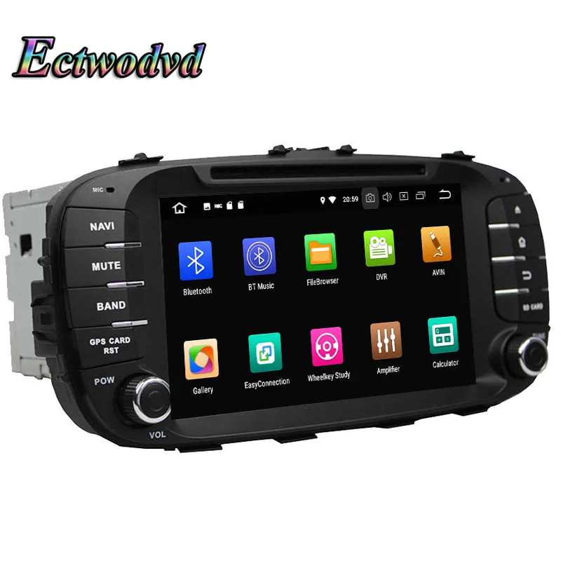 Ectwodvd Восьмиядерный 4G Android 8 0/четырехъядерный 1 Автомобильный мультимедийный dvd