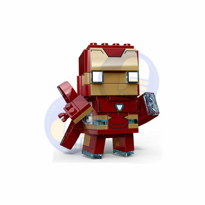 NEW Brickheadz Marvels Avengers Super Heroes Batman iron Man Spiderman Building Block Bricks Toys Compatible with legoINGlys