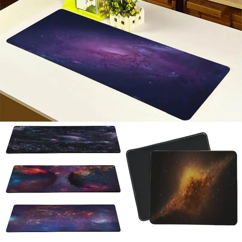 

MaiYaCa Your Own Mats Nova Space Shattered Spray Alternate Reality Milky Way Large Gaming Lockedge Mouse Mat Keyboard Pad