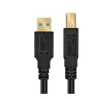 

SuperSpeed USB 3.0 Type A to B Cable in Black 6 Feet