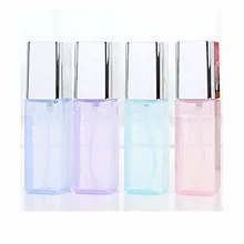 50 мл Прямоугольная форма заправка пустая прозрачная парфюмерная дорожная бутылка с распылителем баночка косметический распылитель аромата многоразовая бутылка