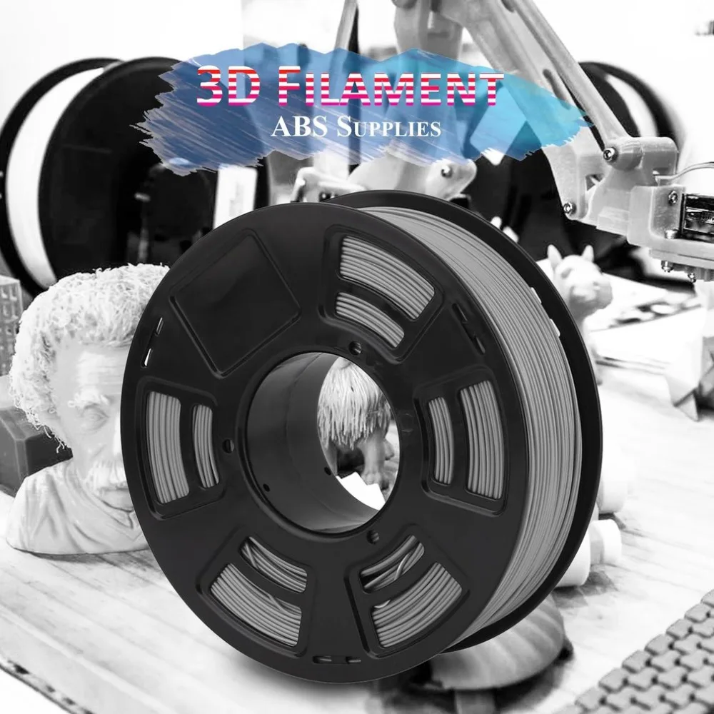 1KG 1.75mm ABS Filament 3D Printer Printing Material Supplies Roll Suitable For 3D Printing Pen 3D Printer