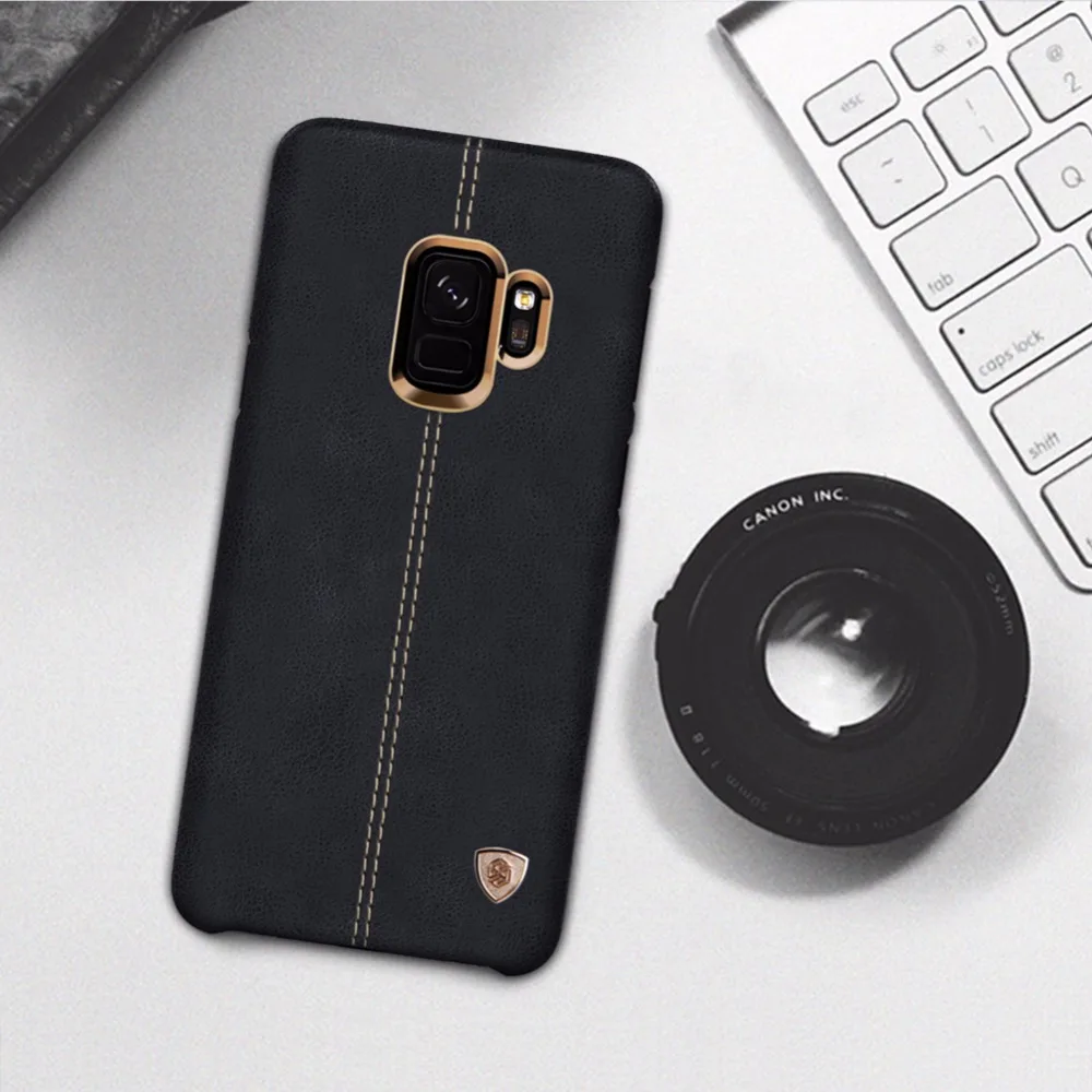 Для samsung Galaxy S9 чехол Nillkin Englon Series сотовый телефон кожаный чехол Роскошный чехол для задней крышки для samsung S9 защитный чехол для телефона
