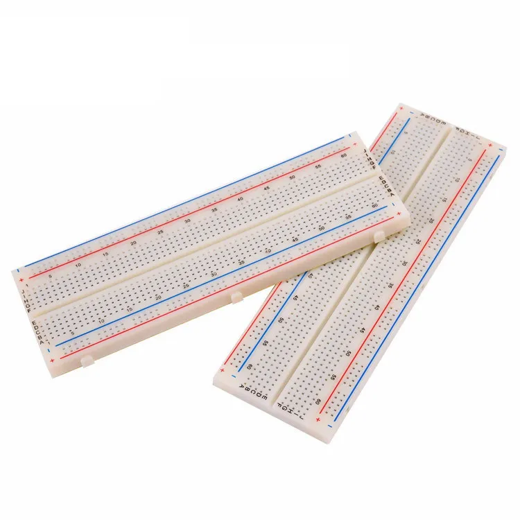 

Free shipping 1pcs NEW MB-102 MB102 Breadboard 830Point Solderless PCB Bread Board Test Develop DIY