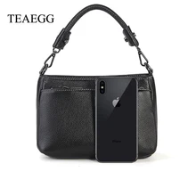 TEAEGG женские сумка из натуральной кожи woc простая Икра patter Женская Натуральная кожа яловая многослойная Сумка через плечо