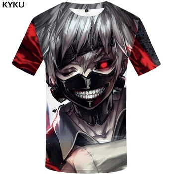 

Funny T shirts Tokyo Ghoul T shirt Men Blood Tshirts Casual Ken Kaneki Shirt Print Japan Anime Clothes Cosplay Tshirt Printed
