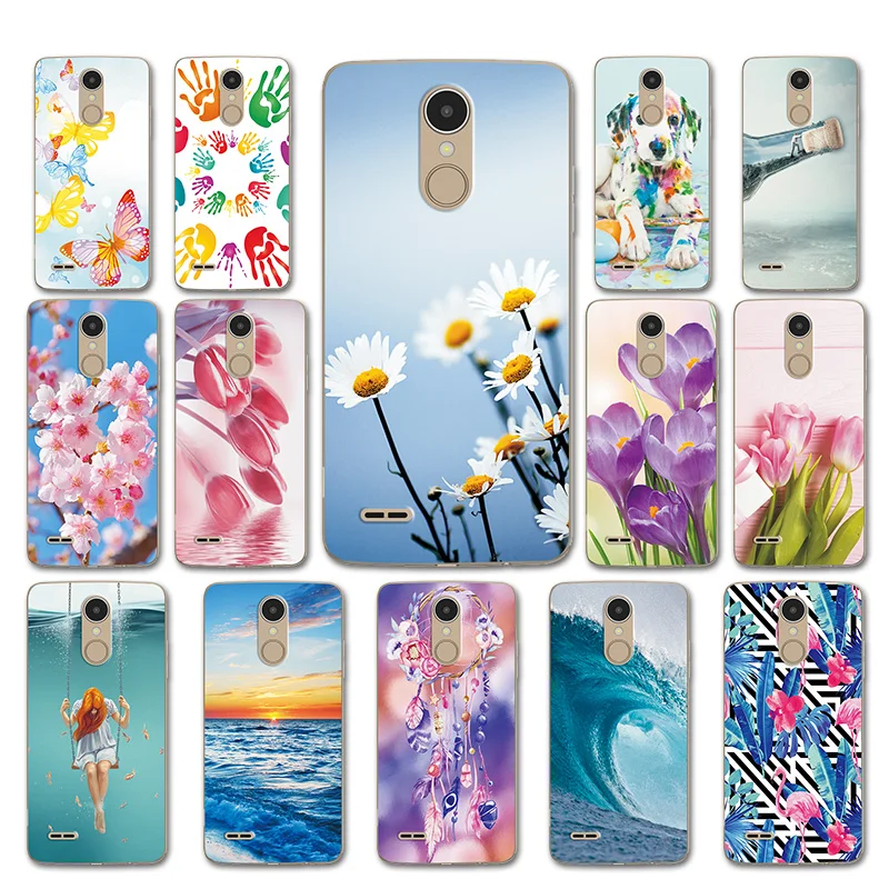 

For LG K8 2017 X240 Case Cover 5.0'' Love Heart Soft K82017 Phone Shell Fitted Case For LG K 8 2017 X240 Silicone Bags Capa