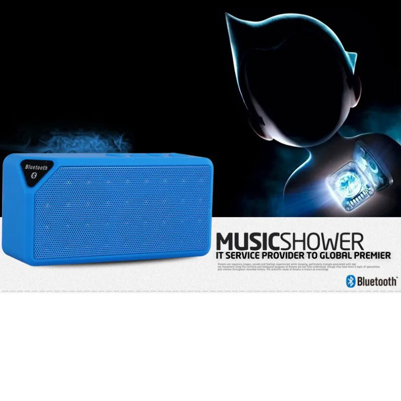 X3S мини Беспроводной Bluetooth Динамик TF USB fm радио Портативный Музыка Звук Box стерео