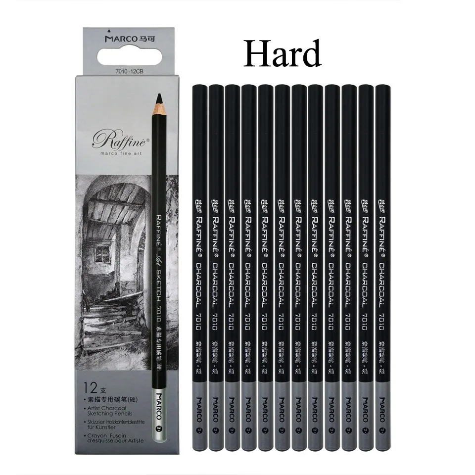 Marco Charcoal Pencils-1