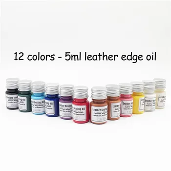 

12 colors chosing 5ml colorful DIY paint Leather edge oil Highlights sealing dye board dye
