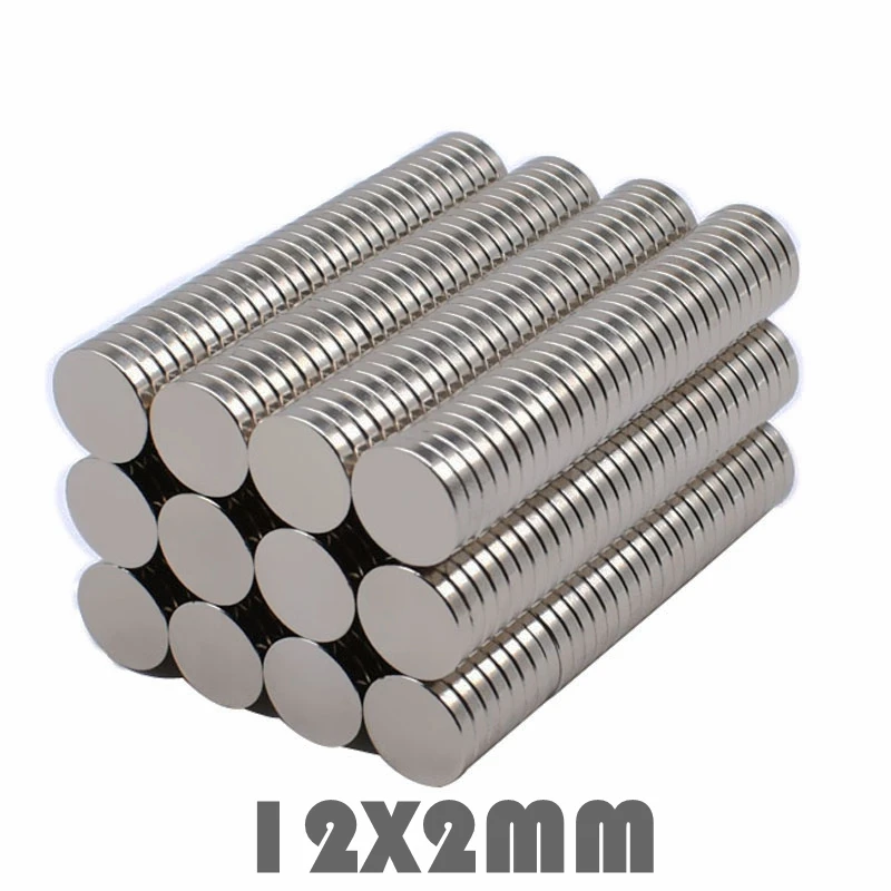 

30/50/100pcs 12x2mm Neodymium Magnet Permanent N35 NdFeB Super Strong Powerful Small Round Magnetic Magnets Disc 12mm x 2mm