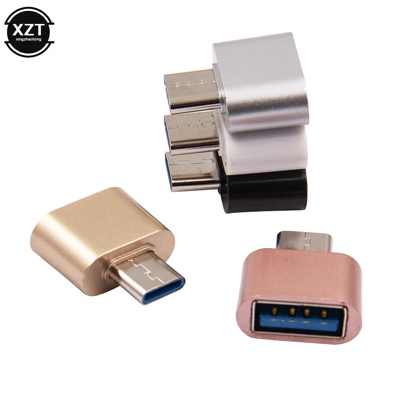 Переходник USB 3,0 type-C в USB адаптер OTG конвертер в type C USB-C адаптер для зарядки и синхронизации для samsung S8 huawei Mate9