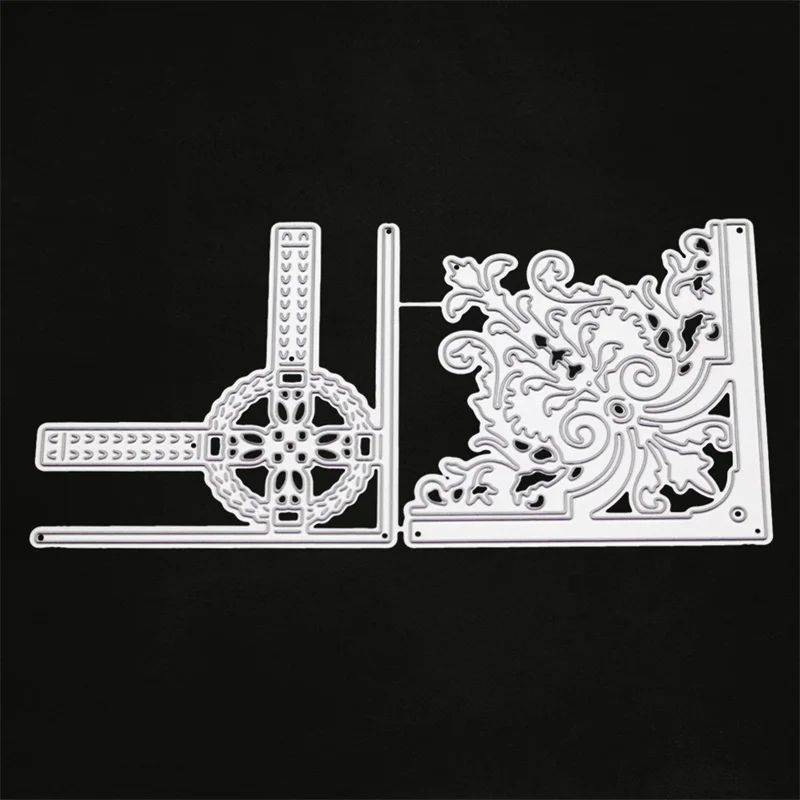 

flower Corner metal cutting dies for scrapbooking embossing stencil craft clear stamp for paper card making stansmessen nouveau