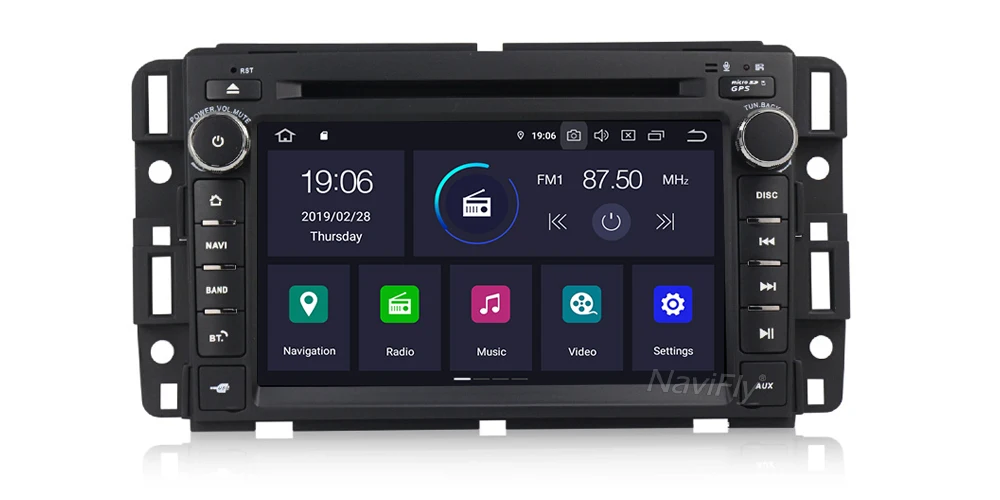 Best 2din Android 9.0 IPS DSP Car radio player GPS Navigation for Chevrolet Tahoe Traverse BUICK Enclave GMC Yukon Tahoe Acadia GMC 16
