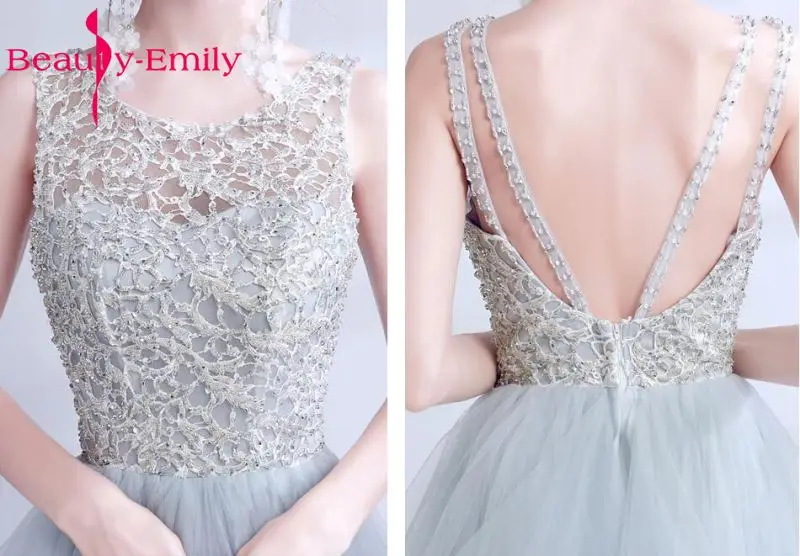 Beauty Emily Sexy Beads Lace Celebrity Dresses 2019 Backless Sleeveless Formal Party Prom Dresses Anniversary Dresses Beauty Emily Sexy Beads Lace Celebrity Dresses 2019 Backless Sleeveless Formal Party Prom Dresses Anniversary Dresses