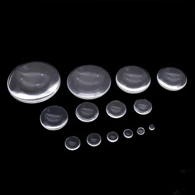1pack Round Square Oval Flat Back Glass Cabochon 12mm 20mm 25mm Transparent Clear Cabochon Cameo Cover for DIY Jewelry Making Jewelry Findings