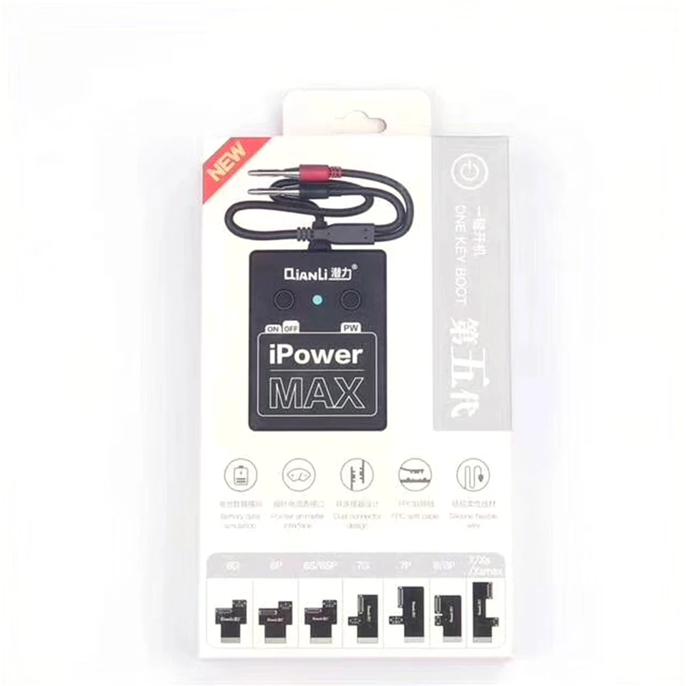 IPowerMAX Тестовый Кабель питания для iPhone Xs max 8G 8P X 7G 7P 6S 6SP 6G 6P DC провод контроля