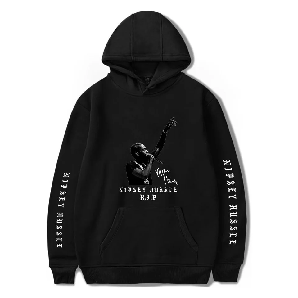 Хип хоп рэппер Nipsey Hussle Толстовки Тренд памятная Толстовка для женщин/мужчин с длинным рукавом модные толстовки с капюшоном