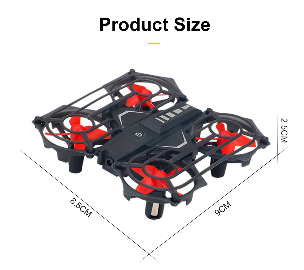 JJRC H74 2,4 ГГц интерактивный зондирующий Радиоуправляемый квадрокоптер с дистанционным управлением и жестами двухрежимный Радиоуправляемый Дрон RTF