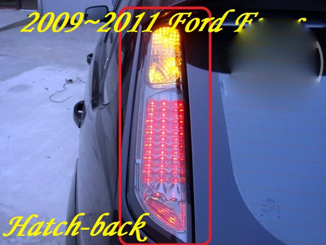 Видео дисплей Автомобильный бампер лампа для 2009 2010 2011 года для FORD Focus Хэтчбек светодиодный автомобиль аксессуары фокус задний фонарь задние фары