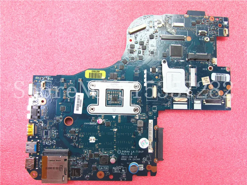 PGRAA LA-7191P материнская плата для ноутбука Toshiba Qosmio X770 X775 HM65 GMA HD3000 DDR3