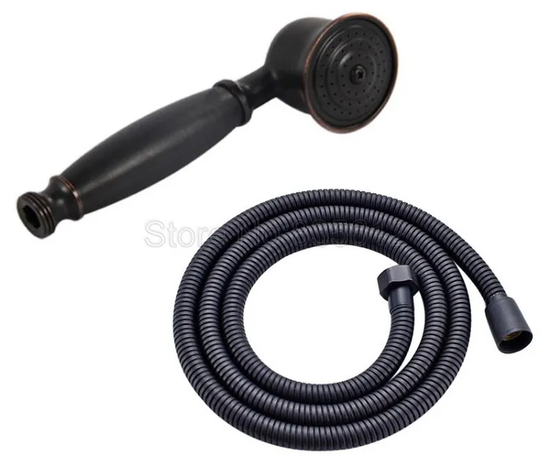 Black Oil Rubbed Bronze Telephone Style Bathroom Hand Held Shower Head