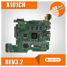 hot selling! For ASUS X101CH laptop motherboard X101CH mainboard REV3.2 on board memory 100% test
