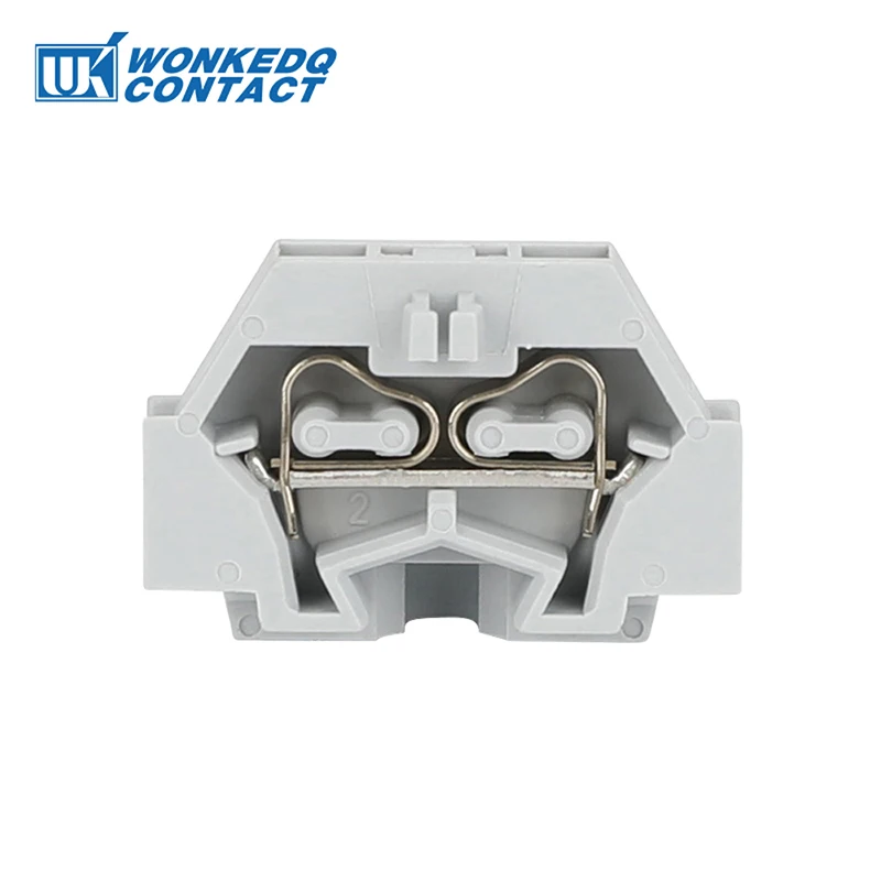 10pcs 260 301 Mini Din Rail Terminal Block Connector DIN Mount Spring