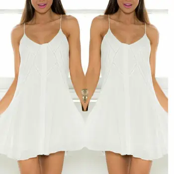 

Elegante Nightwear Women Sexy Spaghetti Strap Solid Nightdress Soft Sleepwear Mulheres Women's clothes