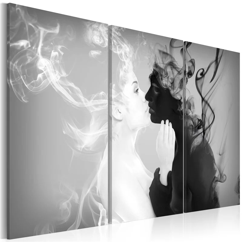 Оптовая продажа 3 шт./компл. серии абстрактных поцелуев постер Настенный декор