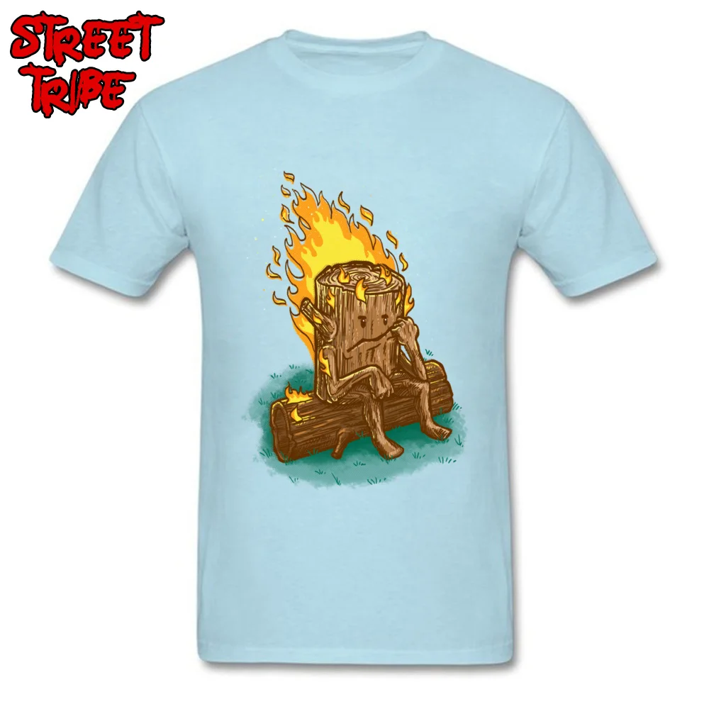 Bad Day Log Gift Thanksgiving Day Pure Cotton Crew Neck Mens Tops Shirts Casual Tops Shirt 2018 Hot Sale Short Sleeve T Shirt Bad Day Log light