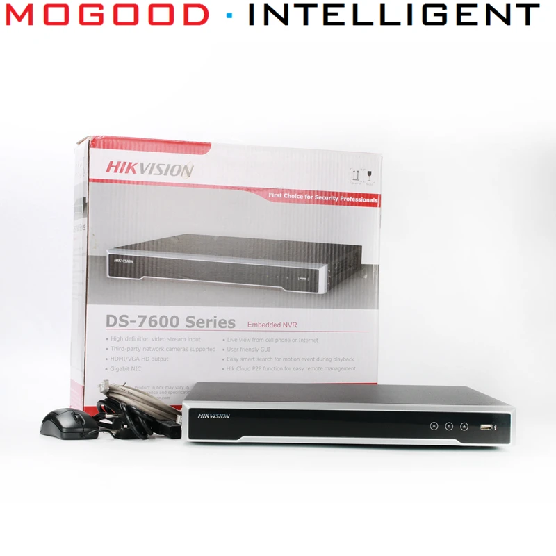 

HIKVISION HIKVISION Original English Version DS-7608NI-K2/8P 8CH 8MP/6MP/5MP/3MP 4K H.265 CCTV NVR Support Upgrade ,PoE,Switch