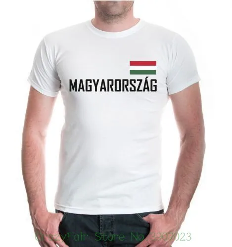 

Herren Unisex Kurzarm T-shirt Ungarn Hungary Magyarorszag Flagge Fanshirt Gift slim t-shirt T Shirt