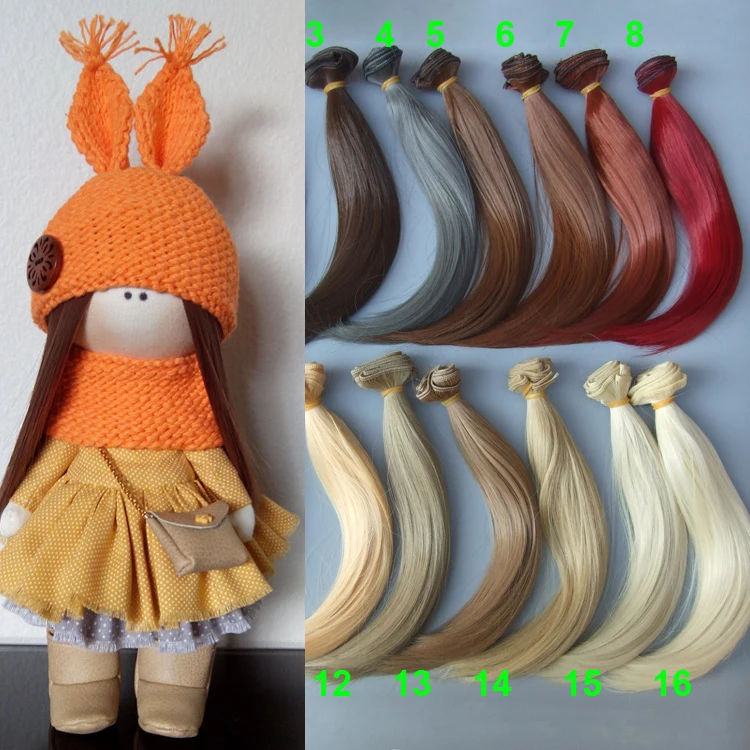 25cm Hair for Textile Interior font b Doll b font Handmade font b Doll b font