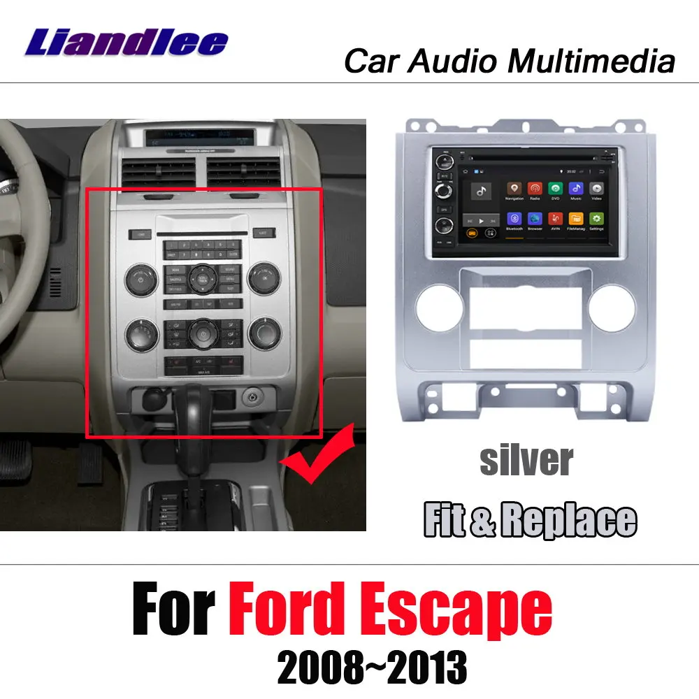 Liandlee Android 7,1 для Ford Escape 2008~ 2013 автомобильный стерео экран Видеокамера BT DVD Carplay карта gps-навигатор мультимедиа